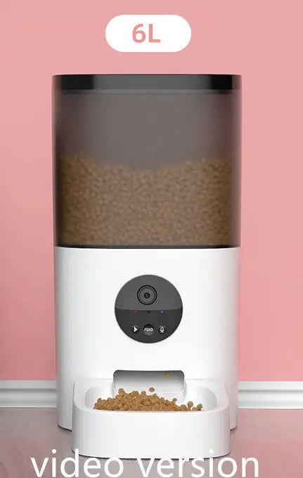 Dispenser Automatico di Cibo per Cani e Gatti – Alimentatore Intelligente con Doppia Alimentazione USB/Batteria - N.1 Online