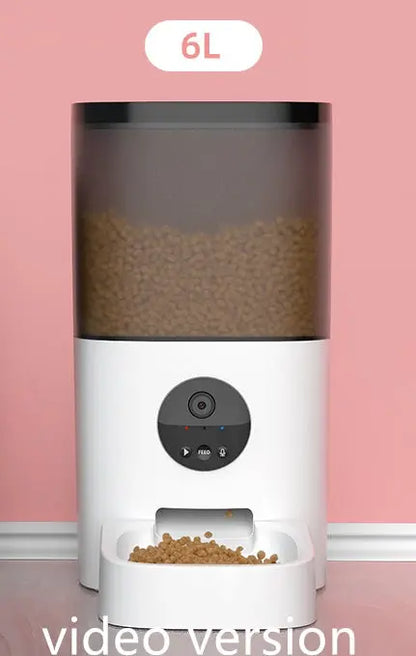 Dispenser Automatico di Cibo per Cani e Gatti – Alimentatore Intelligente con Doppia Alimentazione USB/Batteria - N.1 Online