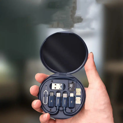 Organizer Multifunzione per Cavi con Supporto Smartphone – Scatola Porta Cavi in Plastica - N.1 Online