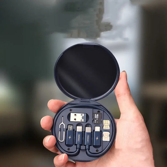 Organizer Multifunzione per Cavi con Supporto Smartphone – Scatola Porta Cavi in Plastica - N.1 Online