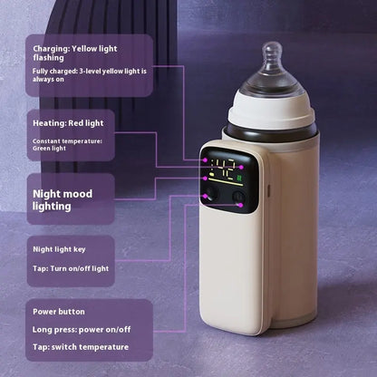 Baby Bottle Insulation Cover Universal Heating Constant Temperature Milk Warmer N1Online