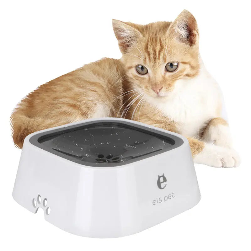 Ciotola Galleggiante Antigoccia per Cani e Gatti 1.5L – Dispenser Acqua Slow Feeder Anti-Trabocco in ABS e PP, da Viaggio e Casa - N.1 Online