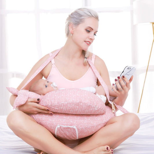 Cuscino Allattamento Neonato e Maternità – Multifunzionale, Regolabile, Fodera Lavabile N1Online