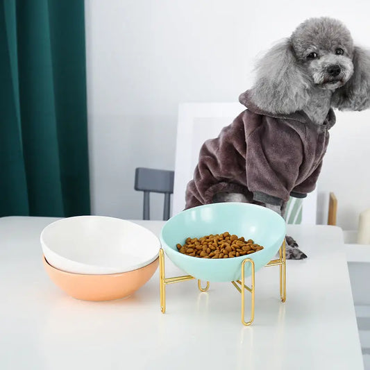 Ciotola in Ceramica per Cani e Gatti – Design Elegante, Antiscivolo, Disponibile in 2 Misure (300ml / 600ml) - N.1 Online