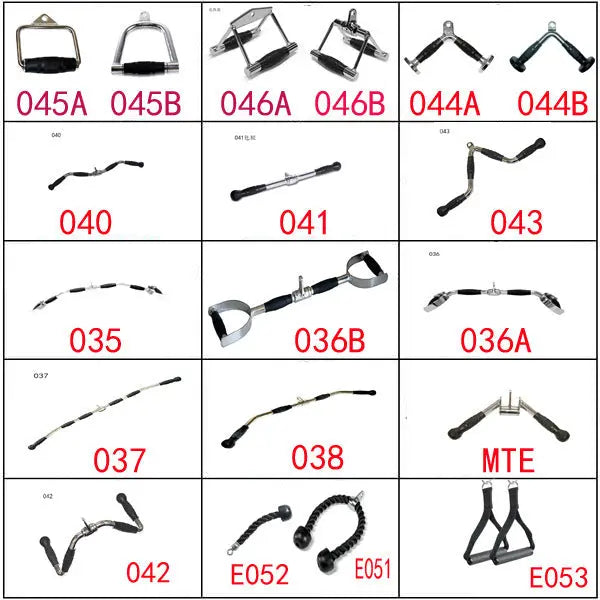 Accessori Palestra per Macchine a Cavi – Maniglie, Barre e Corde per Allenamento Professionale Bicipiti, Tricipiti, Schiena e Spalle – Vendita Singola a Scelta - N.1 Online