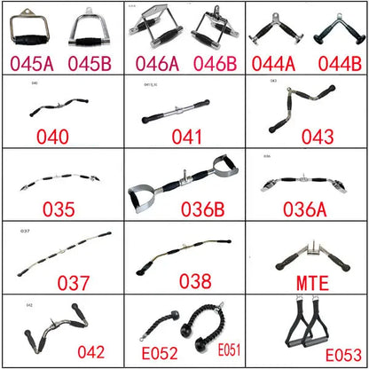 Accessori Palestra per Macchine a Cavi – Maniglie, Barre e Corde per Allenamento Professionale Bicipiti, Tricipiti, Schiena e Spalle – Vendita Singola a Scelta - N.1 Online