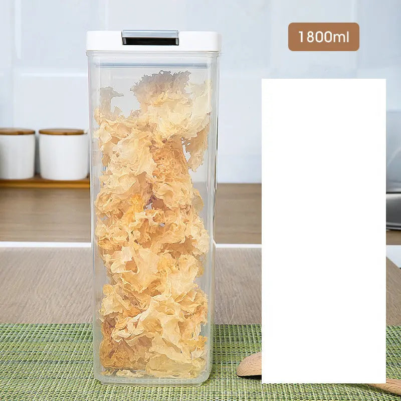 Contenitore Ermetico per Alimenti in Plastica – 350/1000ml, Moderno, Quadrato, Microonde, Colori Casuali - N.1 Online