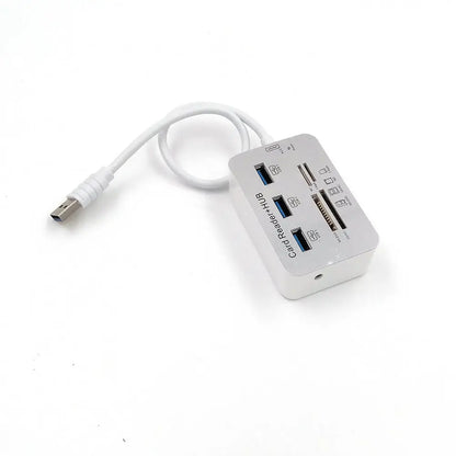 Hub USB 3.0 a 4 Porte – Adattatore con Lettore Schede per PC, Laptop e Mac - N.1 Online