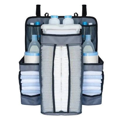 Organizer Pannolini da Culla – Portaoggetti per Neonato in Tessuto Oxford, Multitasche per Fasciatoio e Nursery - N.1 Online