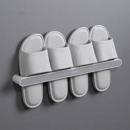 Scarpiera da Parete Salvaspazio  – Porta Pantofole Adesivo Senza Fori, Design Moderno in Plastica 100% Nuova - N.1 Online