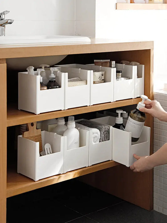 Scatola Contenitore in Plastica  – Cesta Organizer Multiuso per Armadi e Cassetti in ABS, Diverse Misure - N.1 Online