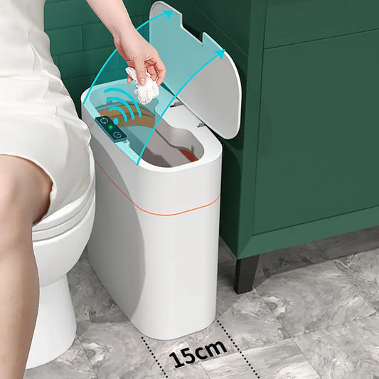 Cestino Intelligente con Sensore 13L/16L – Bidone Automatico con Coperchio per Cucina, Bagno, Camera – Deodorante, Antiodore, Impermeabile - N.1 Online