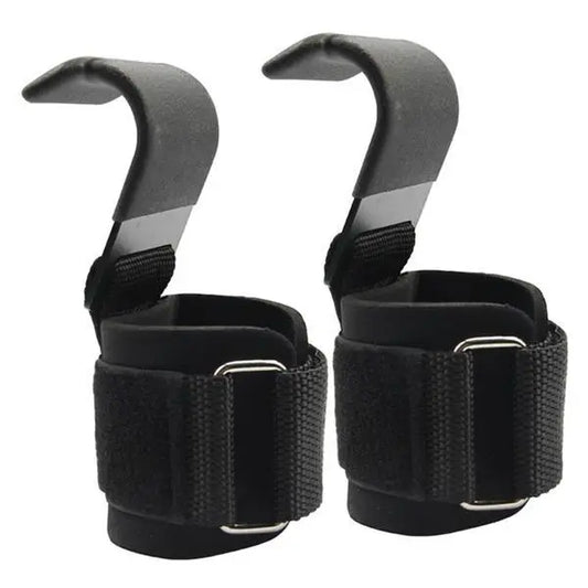 Ganci da Sollevamento con Supporto Polso – Strap Palestra Antiscivolo in Acciaio e Velcro, Coppia - N.1 Online