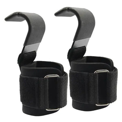 Ganci da Sollevamento con Supporto Polso – Strap Palestra Antiscivolo in Acciaio e Velcro, Coppia - N.1 Online