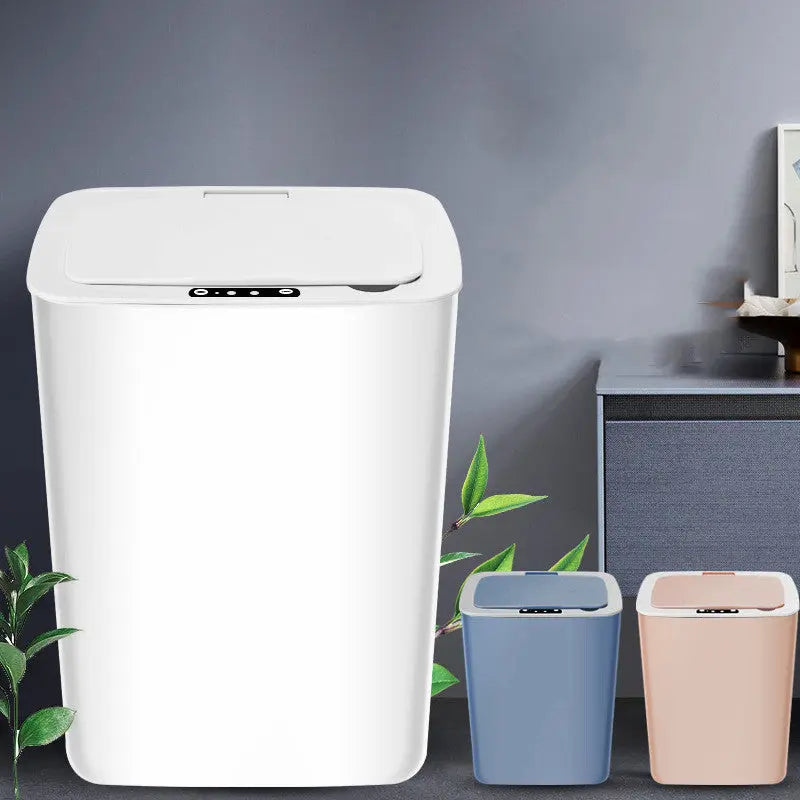Pattumiera Smart con Sensore e Batteria Ricaricabile – Cestino Automatico 12L+ in ABS, Design Quadrato per Casa e Ufficio - N.1 Online