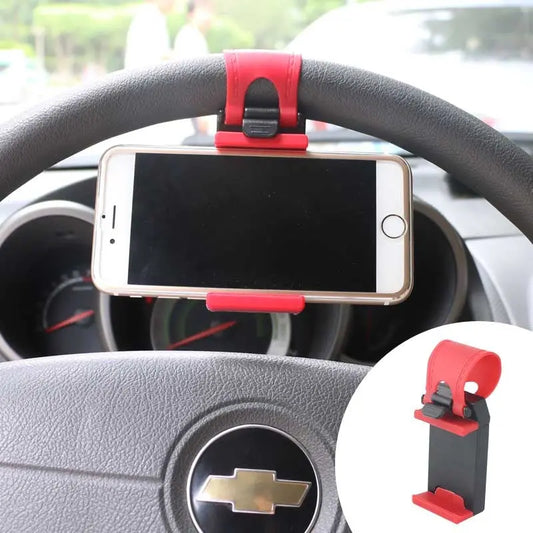 Supporto Telefono da Volante Universale – Clip Regolabile per Smartphone fino a 6.5", Compatibile con iPhone, Samsung, Huawei, GPS, Vivavoce Sicuro in Auto - N.1 Online