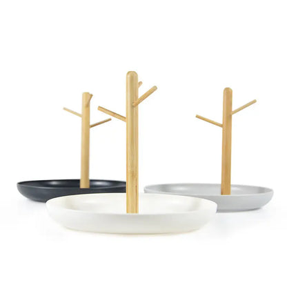 Svuotatasche Portachiavi da Scrivania o Ingresso – Organizer Tascabile in ABS, Design Minimal – Colori Nero, Bianco o Grigio - N.1 Online