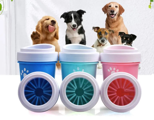 Pulitore Zampe per Cani in Silicone – Lava Zampe Portatile e Sicuro con Setole Morbide, Facile da Usare e da Pulire - N.1 Online