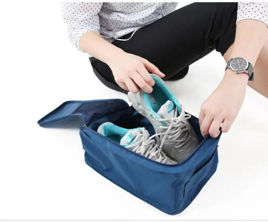 Porta Scarpe Impermeabile Pieghevole – Organizer da Parete in Nylon, Forma Cubo, Colori Vari, 30x21x11 cm - N.1 Online