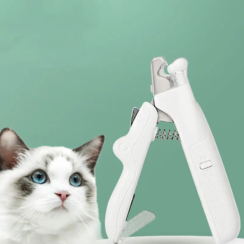 Tagliaunghie per Cani e Gatti con LED – Forbici Professionali in Acciaio Inox, Trimmer Sicuro e Facile da Usare - N.1 Online