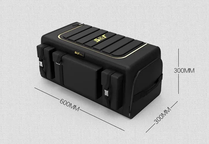 Organizer da Bagagliaio Auto Pieghevole in Tessuto Oxford – Borsa Portaoggetti con Scomparti e Manici, 60x30x30cm - N.1 Online