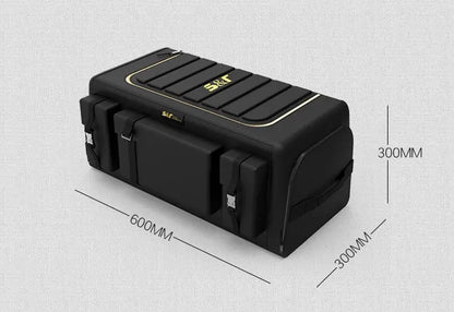 Organizer da Bagagliaio Auto Pieghevole in Tessuto Oxford – Borsa Portaoggetti con Scomparti e Manici, 60x30x30cm - N.1 Online