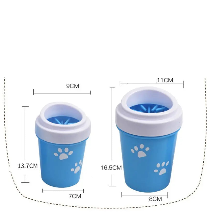 Pulitore Zampe per Cani in Silicone – Lava Zampe Portatile e Sicuro con Setole Morbide, Facile da Usare e da Pulire - N.1 Online