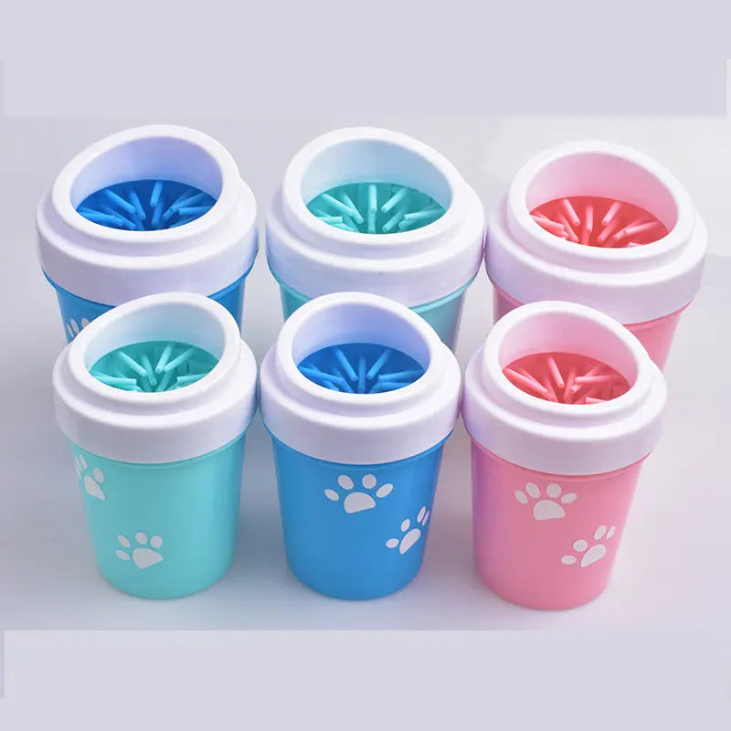 Pulitore Zampe per Cani in Silicone – Lava Zampe Portatile e Sicuro con Setole Morbide, Facile da Usare e da Pulire - N.1 Online