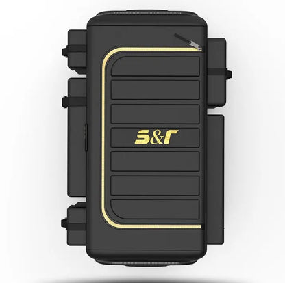 Organizer da Bagagliaio Auto Pieghevole in Tessuto Oxford – Borsa Portaoggetti con Scomparti e Manici, 60x30x30cm - N.1 Online