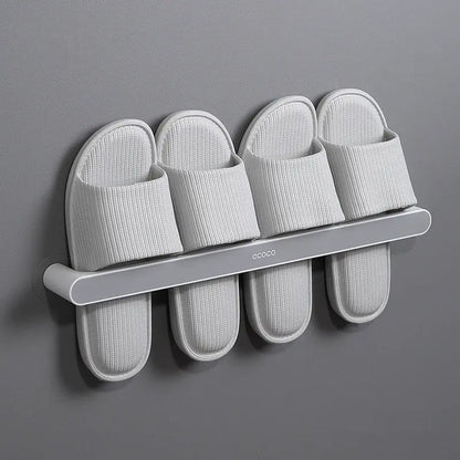 Scarpiera da Parete Salvaspazio  – Porta Pantofole Adesivo Senza Fori, Design Moderno in Plastica 100% Nuova - N.1 Online