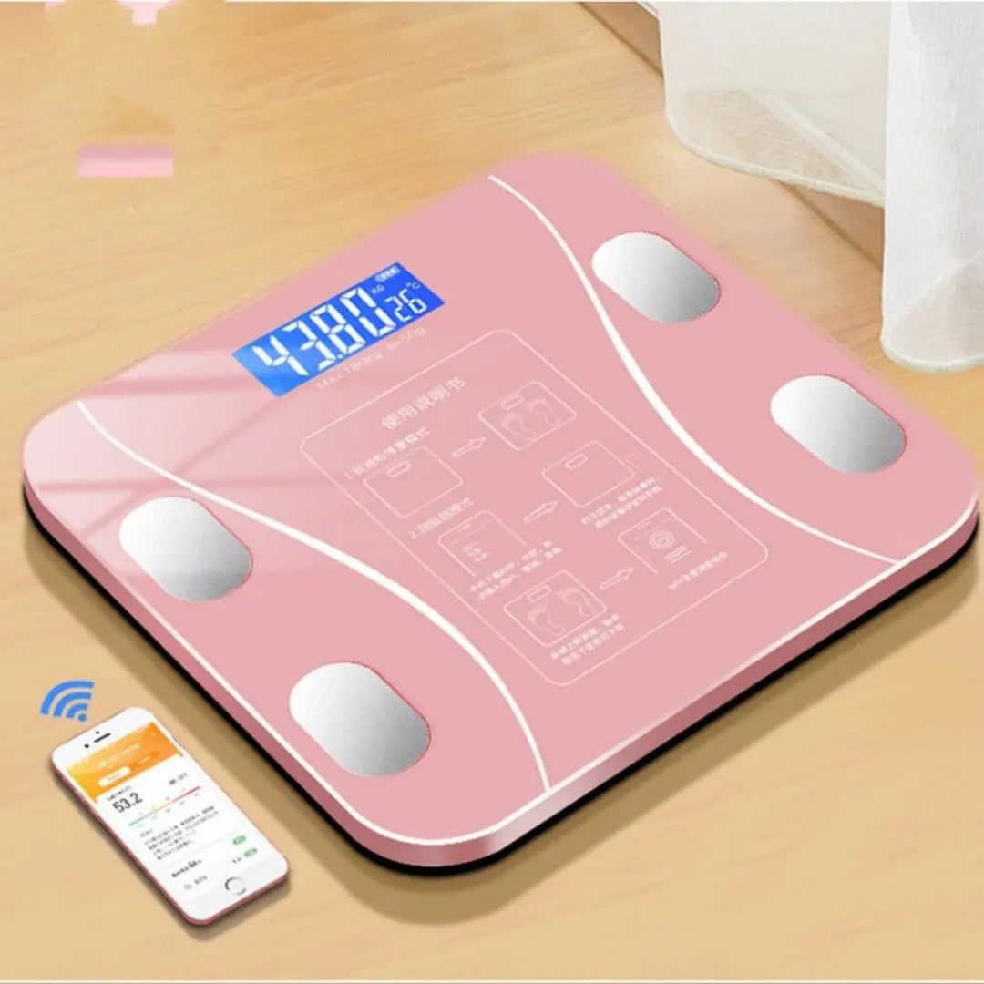Bilancia Pesapersone Digitale Intelligente con Misurazione Grasso Corporeo – Peso fino a 180kg, Vetro Temperato 5mm - N.1 Online