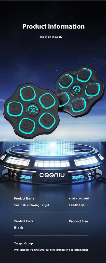 Bersaglio da Boxe Intelligente Bluetooth con Musica – Allenamento Reattivo e Antistress, Tipo Sospeso in PU - N.1 Online
