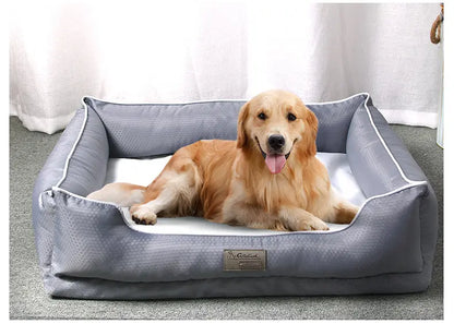 Cuscino per Cani Letto Rimovibile – Cuccia Morbida e Antiaderente, Vari Formati fino a 90 kg, Colore Grigio - N.1 Online