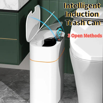 Cestino Intelligente con Sensore 13L/16L – Bidone Automatico con Coperchio per Cucina, Bagno, Camera – Deodorante, Antiodore, Impermeabile - N.1 Online