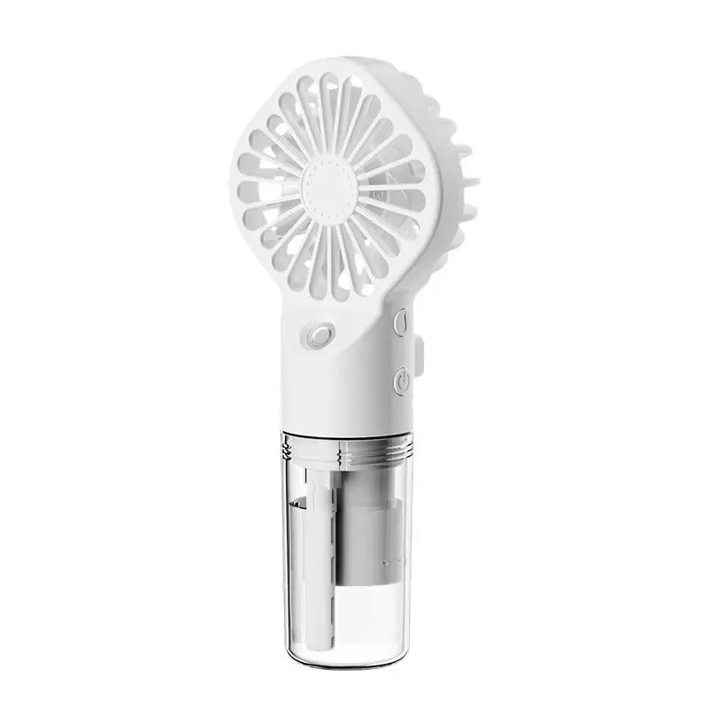 Mini Ventilatore Portatile con Spray e Umidificatore – Raffreddamento a Nebbia, 4 Velocità, USB Ricaricabile - N.1 Online