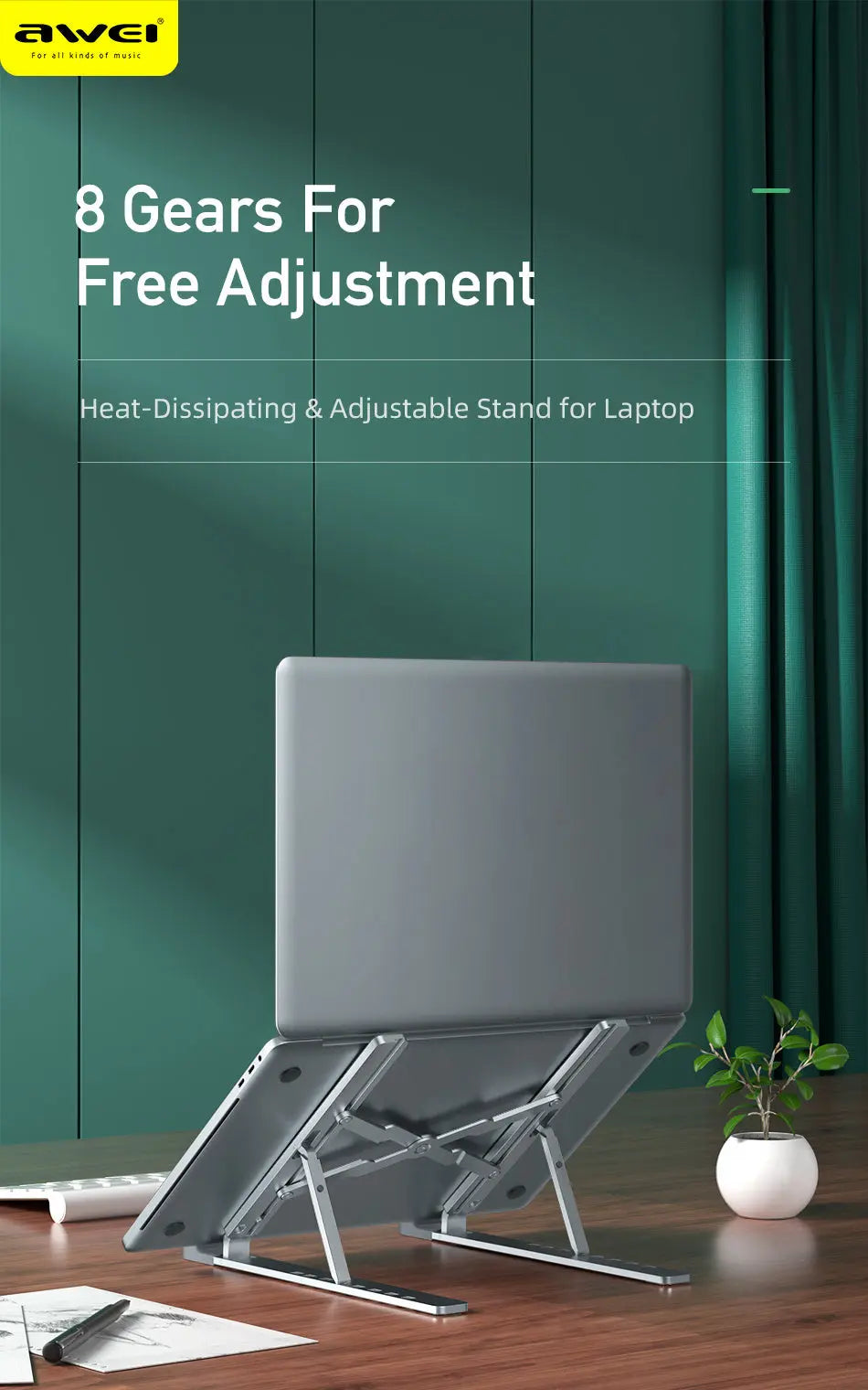 AWEI Multi-Purpose Laptop Stand - N.1 Online