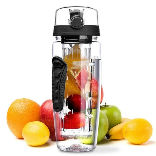 Borraccia Sportiva 1L con Infusore Frutta – Bottiglia Acqua BPA Free in TRITAN, Antigoccia e Infrangibile - N.1 Online