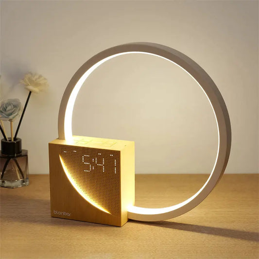 Lampada da Comodino Touch con Suoni Naturali, Sveglia e 3 Livelli di Luminosità – Lampada da Tavolo Multifunzionale per Casa - N.1 Online