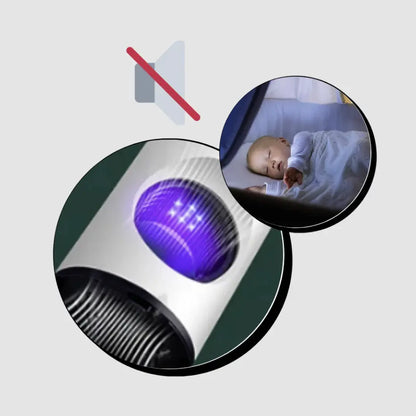 Lampada per Zanzare Silenziosa UV – Trappola Anti-Insetti con Aspirazione USB N1Online