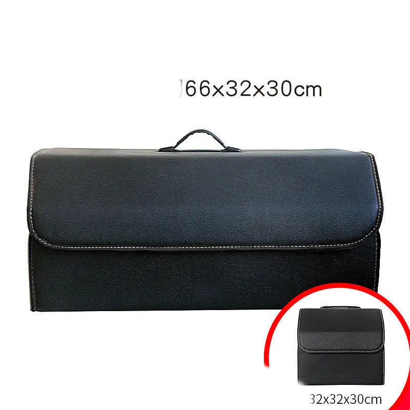 Scatola Portaoggetti Pieghevole in Pelle per Auto – Organizer da Bagagliaio Multiuso, Disponibile in Vari Formati - N.1 Online