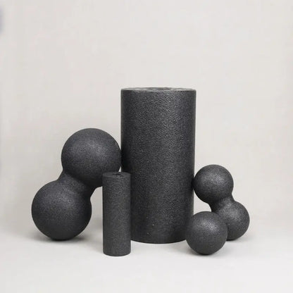 Set Rullo Foam Roller Yoga EPP + Palla Massaggio Arachide – Colonna Per Fascia Muscolare Omaggio - N.1 Online