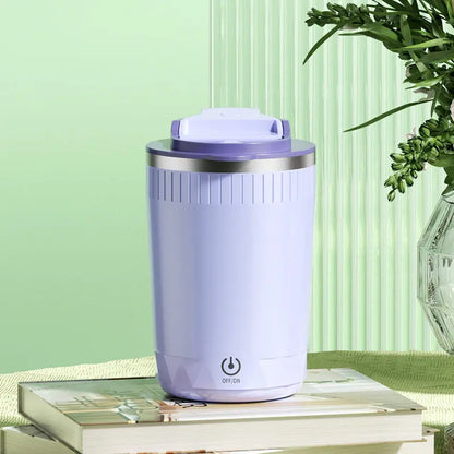 Tazza Elettrica Auto Agitante 400ml – Bicchiere Smart per Caffè, Latte e Bevande Calde, Batterie Ricaricabili - N.1 Online