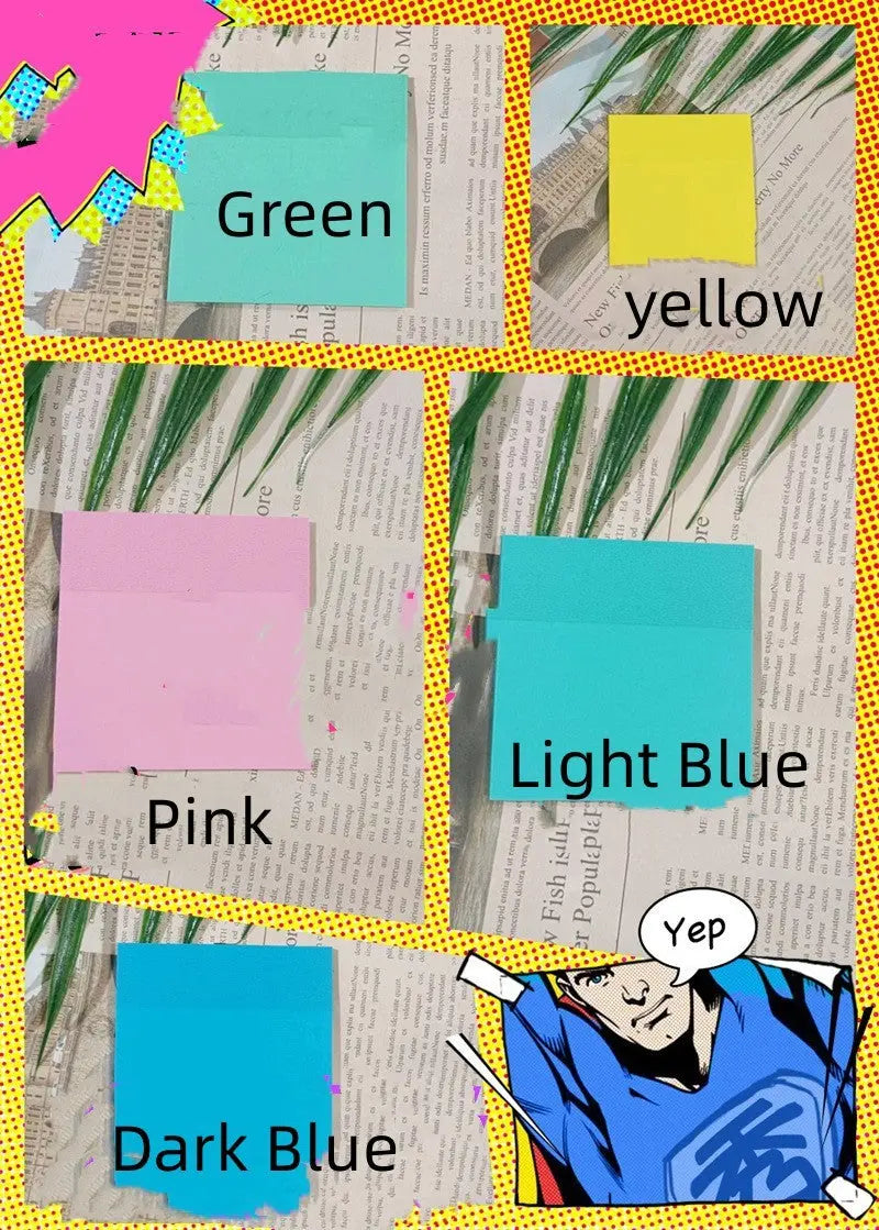 Post-it Trasparenti Adesivi in PET – Note Rimovibili per Studenti, Appunti, Planner e Diario – 50 Fogli** - N.1 Online