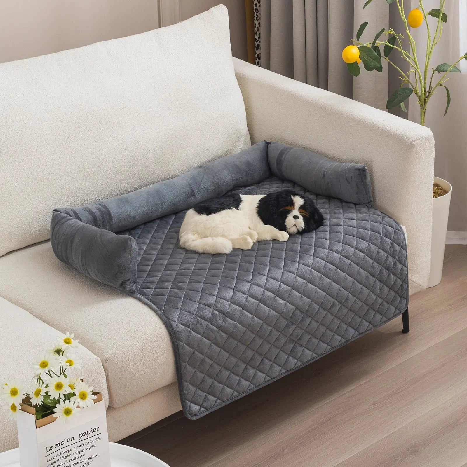 Proteggi Divano per Cani con Materassino Morbido – Letto Imbottito in Peluche per Gatti e Cani, Lavabile, Antigraffio, Antimacchia - N.1 Online