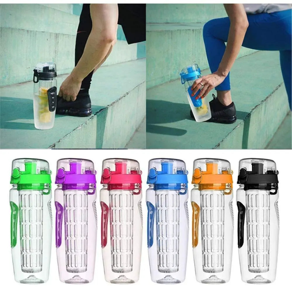 Borraccia Sportiva 1L con Infusore Frutta – Bottiglia Acqua BPA Free in TRITAN, Antigoccia e Infrangibile - N.1 Online