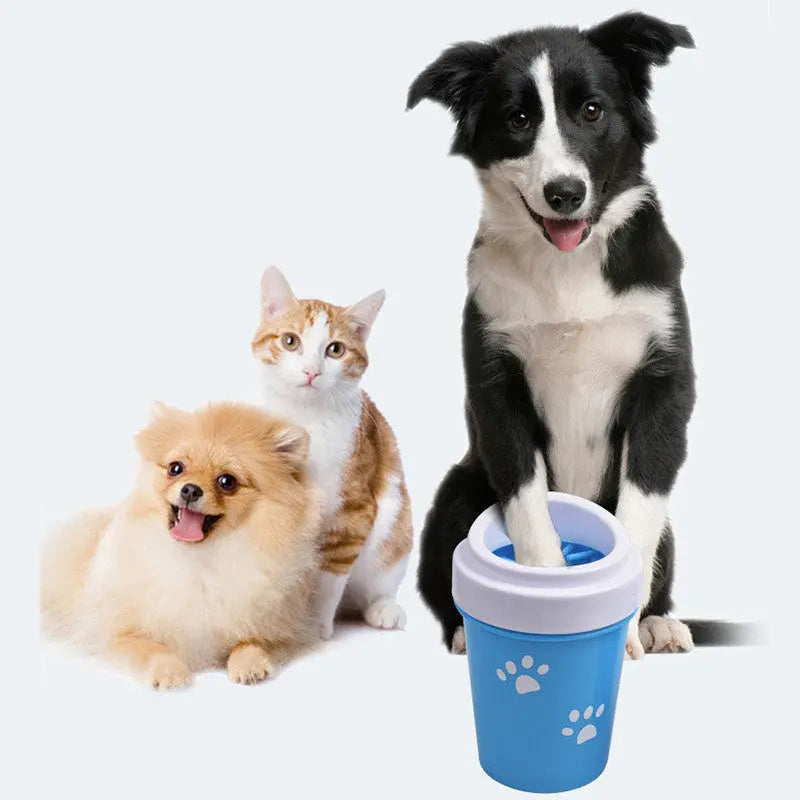 Pulitore Zampe per Cani in Silicone – Lava Zampe Portatile e Sicuro con Setole Morbide, Facile da Usare e da Pulire - N.1 Online