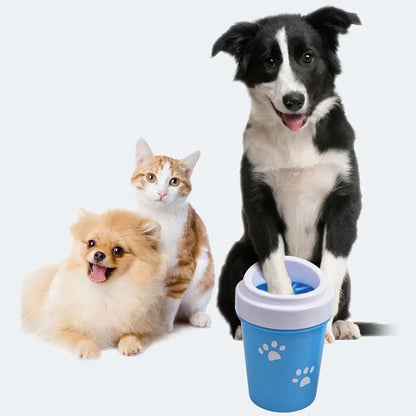 Pulitore Zampe per Cani in Silicone – Lava Zampe Portatile e Sicuro con Setole Morbide, Facile da Usare e da Pulire - N.1 Online