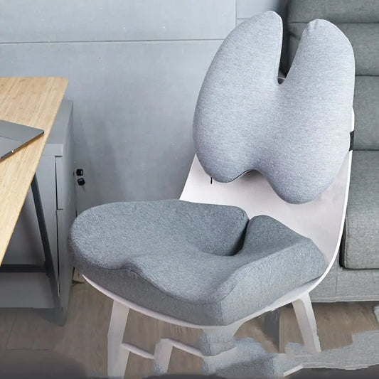 Cuscino Ergonomico in Memory Foam per Sedia Ufficio o Auto – Supporto Lombare e Comfort Posturale - N.1 Online