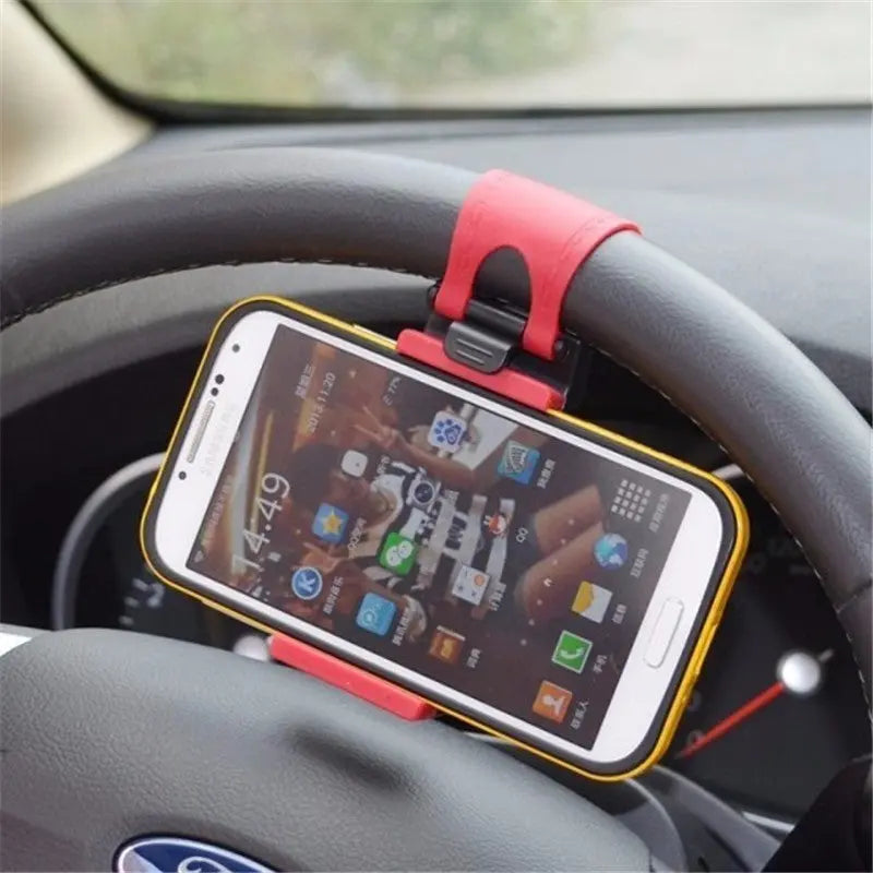 Supporto Telefono da Volante Universale – Clip Regolabile per Smartphone fino a 6.5", Compatibile con iPhone, Samsung, Huawei, GPS, Vivavoce Sicuro in Auto - N.1 Online
