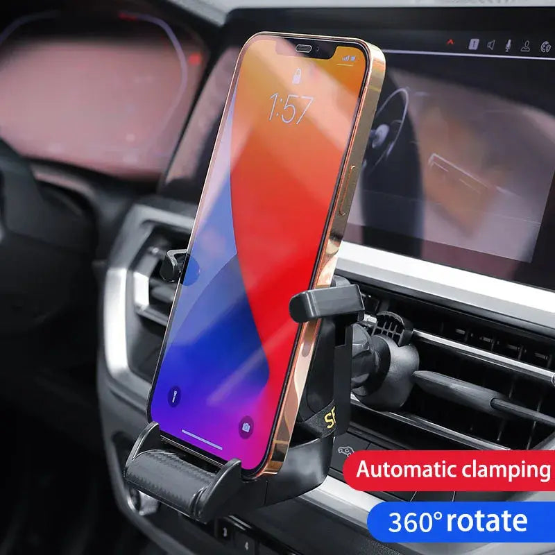 Portacellulare Auto a Forma di Sedile da Corsa – Supporto Smartphone Bocchetta Aria, Rotazione 360°, Antivibrazione, Ricarica Libera, Fissaggio Sicuro - N.1 Online